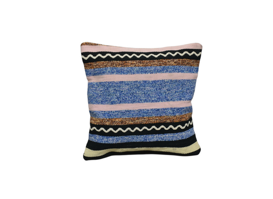 Yeni El Dokuma Dekoratif Kilim Kırlent Yastık Kılıfı 6005