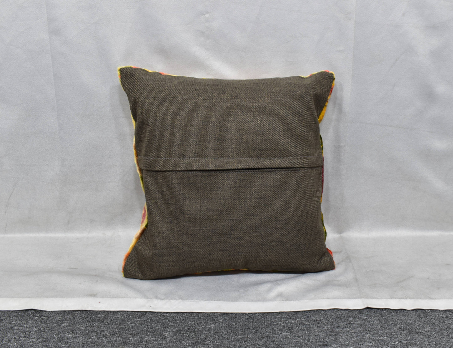 Yeni Kadife Dokuma Dekoratif Kilim Kırlent Yastık Kılıfı 6006