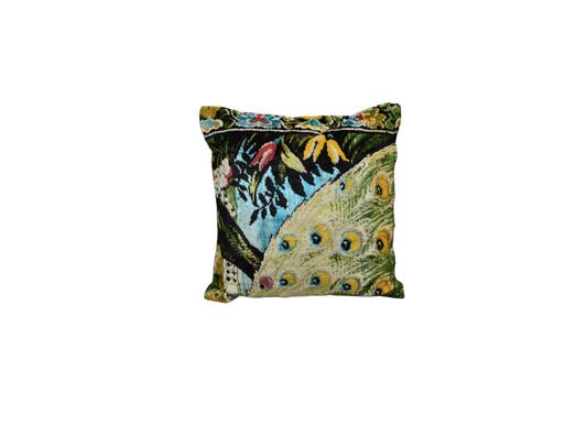 Yeni Kadife Dokuma Dekoratif Kilim Kırlent Yastık Kılıfı 6013
