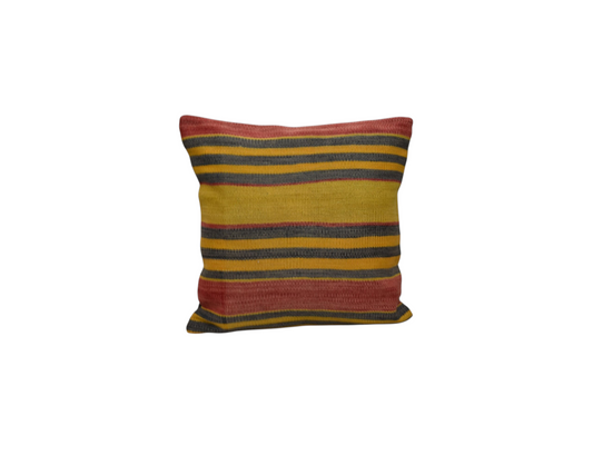 Yeni El Dokuma Dekoratif Kilim Kırlent Yastık Kılıfı 6023