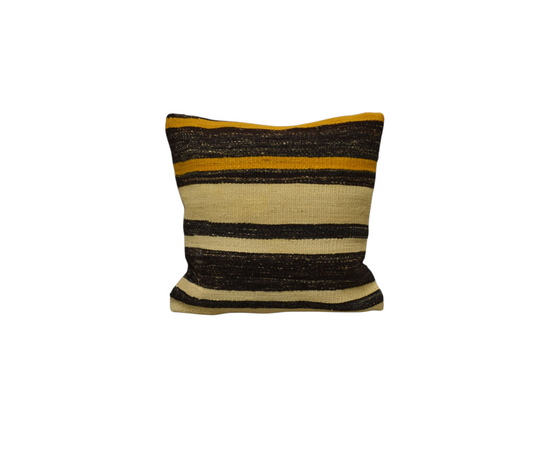 Yeni El Dokuma Dekoratif Kilim Kırlent Yastık Kılıfı 6024