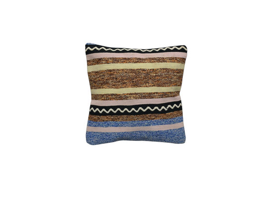Yeni El Dokuma Dekoratif Kilim Kırlent Yastık Kılıfı 6028