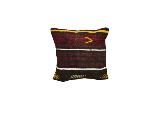 Yeni El Dokuma Dekoratif Kilim Kırlent Yastık Kılıfı 6038