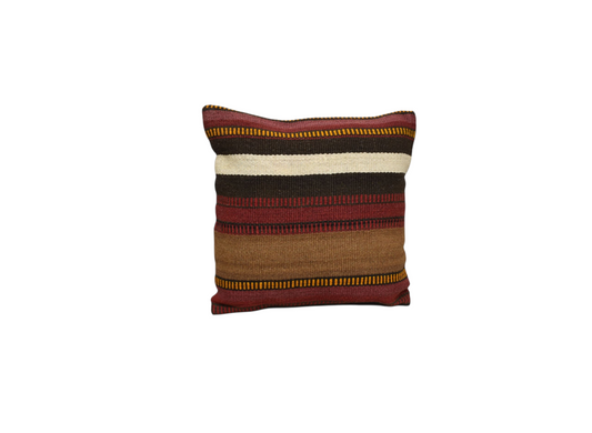 Yeni El Dokuma Dekoratif Kilim Kırlent Yastık Kılıfı 6040
