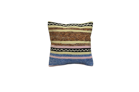Yeni El Dokuma Dekoratif Kilim Kırlent Yastık Kılıfı 6043