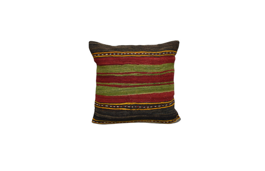 Yeni El Dokuma Dekoratif Kilim Kırlent Yastık Kılıfı 6044