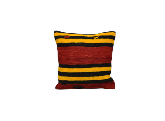 Yeni El Dokuma Dekoratif Kilim Kırlent Yastık Kılıfı 6049