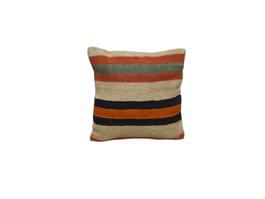 Yeni El Dokuma Dekoratif Kilim Kırlent Yastık Kılıfı 6050