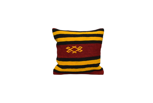 Yeni El Dokuma Dekoratif Kilim Kırlent Yastık Kılıfı 6084