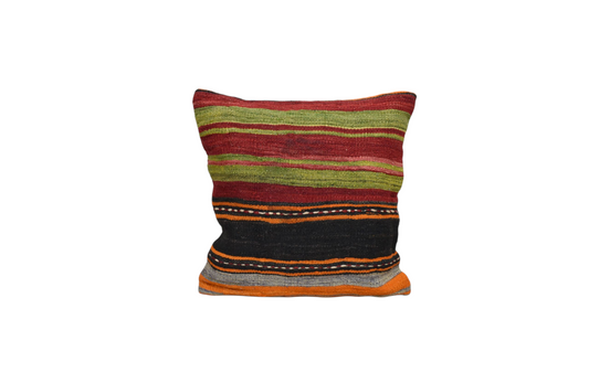 Yeni El Dokuma Dekoratif Kilim Kırlent Yastık Kılıfı 6089