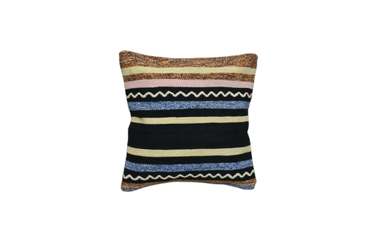 Yeni El Dokuma Dekoratif Kilim Kırlent Yastık Kılıfı 6090