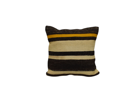 Yeni El Dokuma Dekoratif Kilim Kırlent Yastık Kılıfı 6092