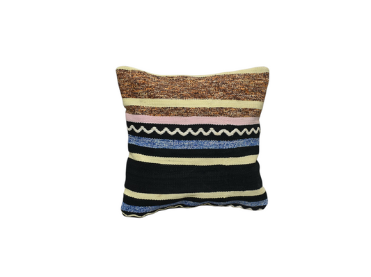 Yeni El Dokuma Dekoratif Kilim Kırlent Yastık Kılıfı 6098