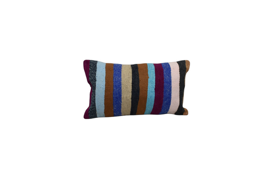 Yeni El Dokuma Dekoratif Lumbar Kilim Kırlent Yastık Kılıfı 6102