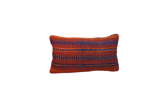 Yeni El Dokuma Dekoratif Lumbar Kilim Kırlent Yastık Kılıfı 6104