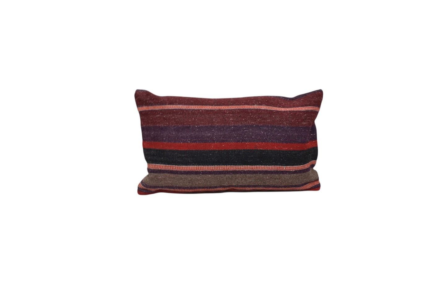 Yeni El Dokuma Dekoratif Lumbar Kilim Kırlent Yastık Kılıfı 6114