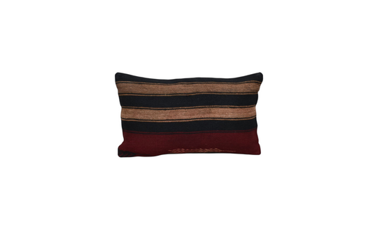Yeni El Dokuma Dekoratif Lumbar Kilim Kırlent Yastık Kılıfı 6116