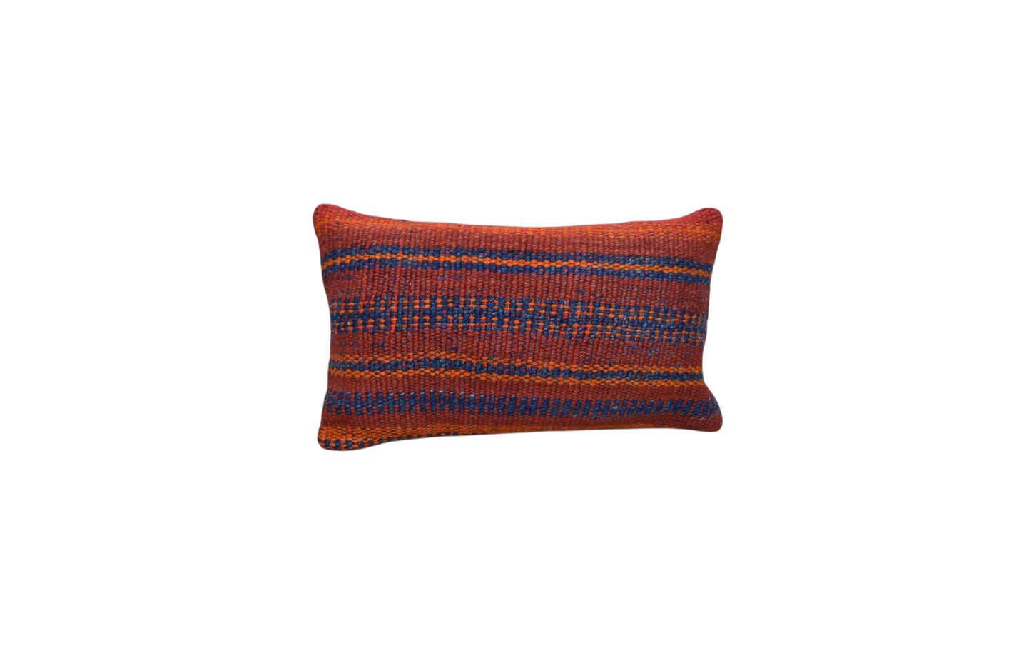 Yeni El Dokuma Dekoratif Lumbar Kilim Kırlent Yastık Kılıfı 6123