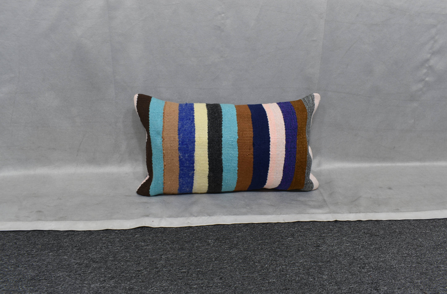 Yeni El Dokuma Dekoratif Lumbar Kilim Kırlent Yastık Kılıfı 6126