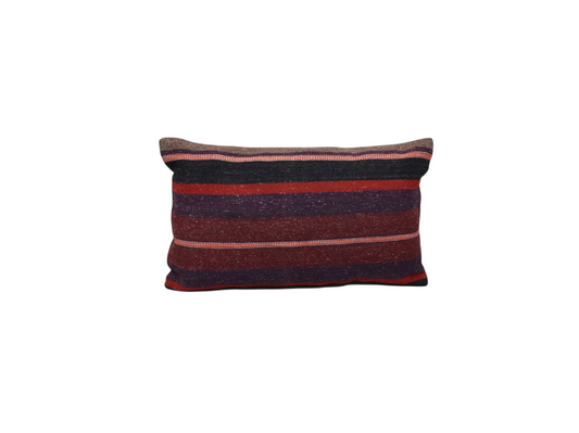Yeni El Dokuma Dekoratif Lumbar Kilim Kırlent Yastık Kılıfı 6128