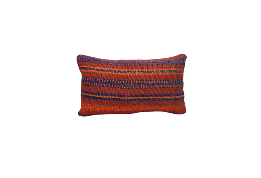 Yeni El Dokuma Dekoratif Lumbar Kilim Kırlent Yastık Kılıfı 6133