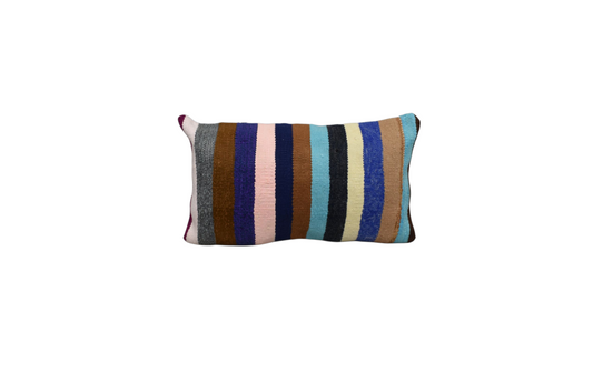 Yeni El Dokuma Dekoratif Lumbar Kilim Kırlent Yastık Kılıfı 6134