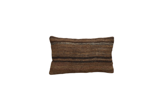 Yeni El Dokuma Dekoratif Lumbar Kilim Kırlent Yastık Kılıfı 6136