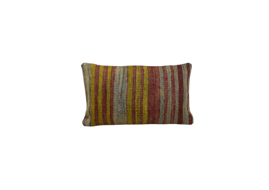 Yeni El Dokuma Dekoratif Lumbar Kilim Kırlent Yastık Kılıfı 6142