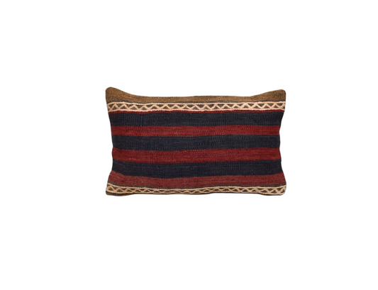 Yeni El Dokuma Dekoratif Lumbar Kilim Kırlent Yastık Kılıfı 6146