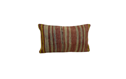 Yeni El Dokuma Dekoratif Lumbar Kilim Kırlent Yastık Kılıfı 6150