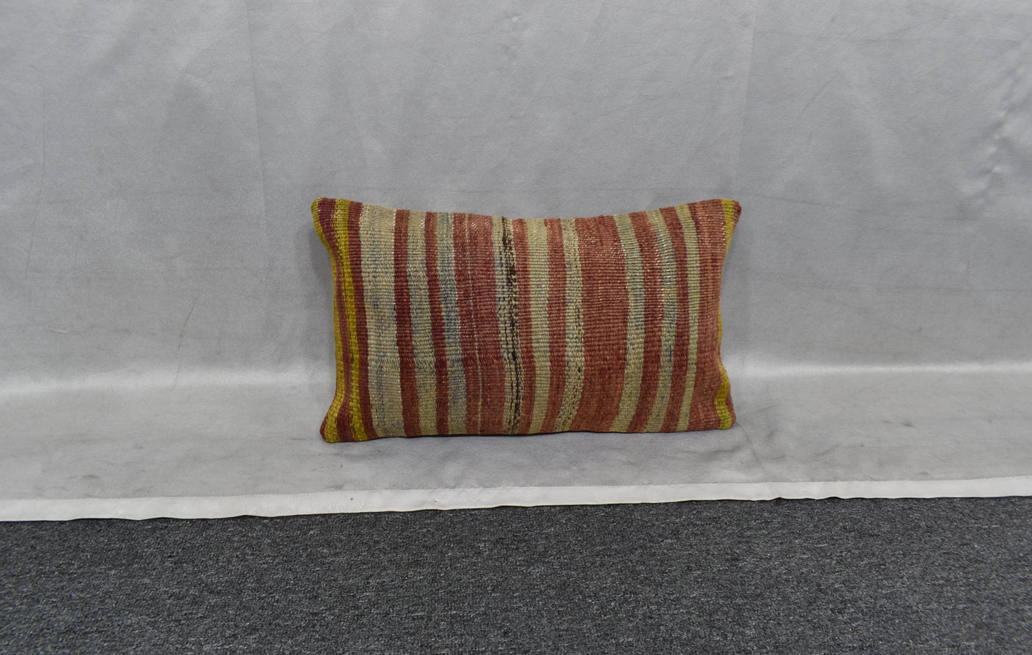 Yeni El Dokuma Dekoratif Lumbar Kilim Kırlent Yastık Kılıfı 6150