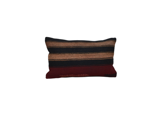 Yeni El Dokuma Dekoratif Lumbar Kilim Kırlent Yastık Kılıfı 6153