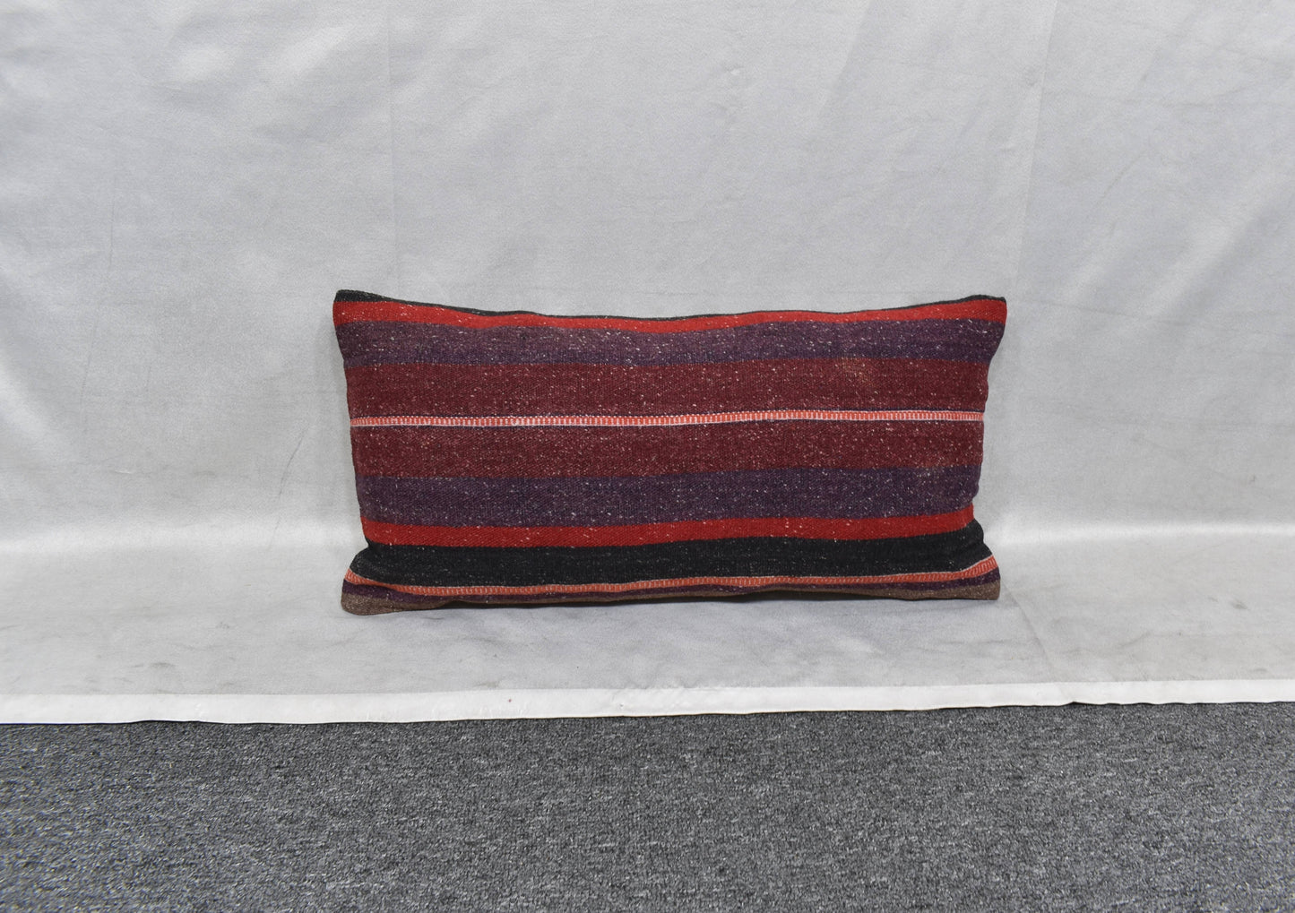 Yeni El Dokuma Dekoratif Lumbar Kilim Kırlent Yastık Kılıfı 6160