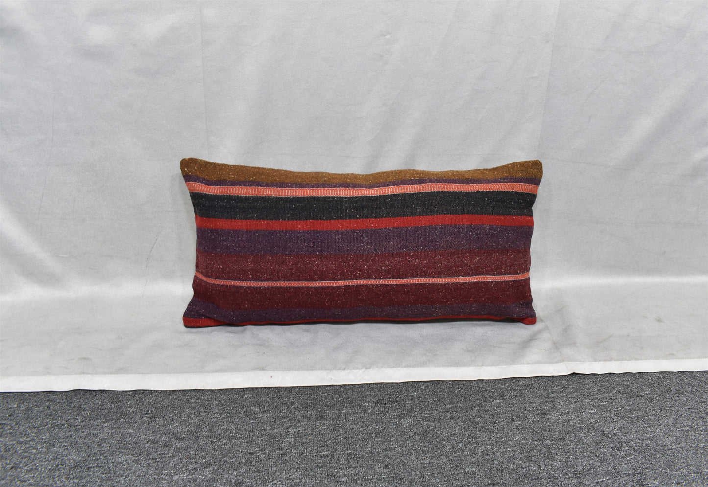 Yeni El Dokuma Dekoratif Lumbar Kilim Kırlent Yastık Kılıfı 6167