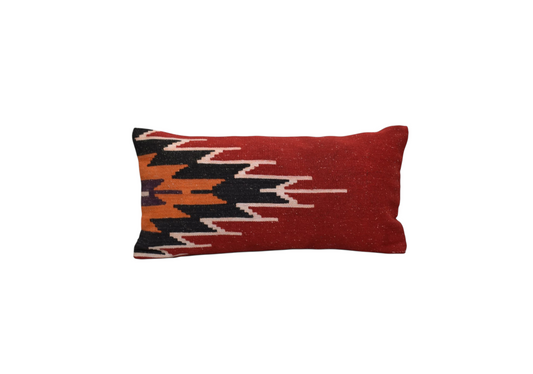 Yeni El Dokuma Dekoratif Lumbar Kilim Kırlent Yastık Kılıfı 6168