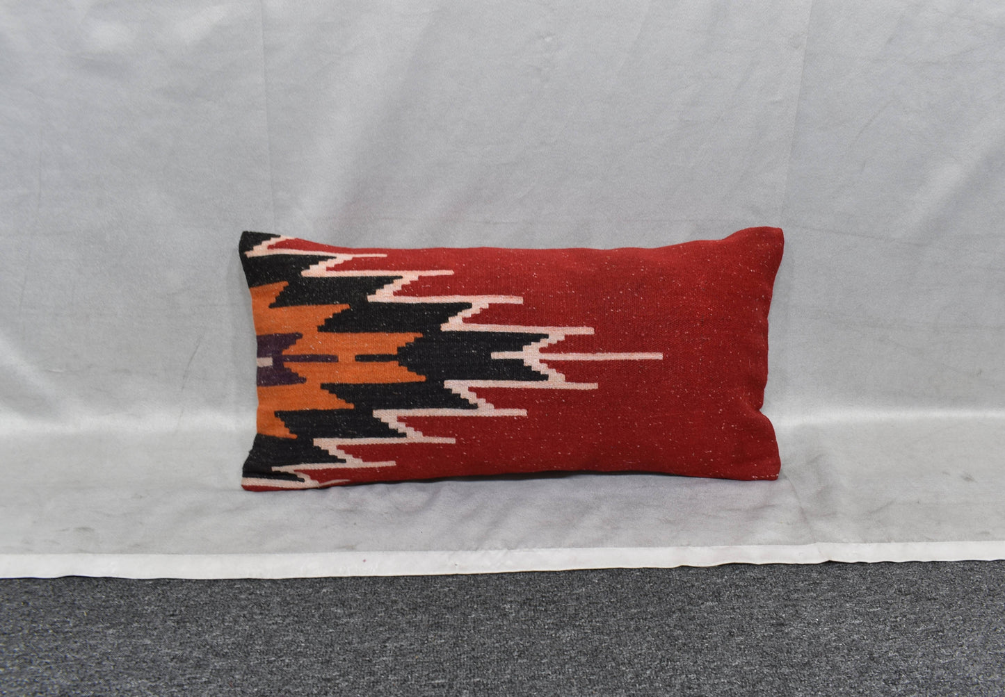 Yeni El Dokuma Dekoratif Lumbar Kilim Kırlent Yastık Kılıfı 6168