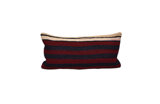 Yeni El Dokuma Dekoratif Lumbar Kilim Kırlent Yastık Kılıfı 6171