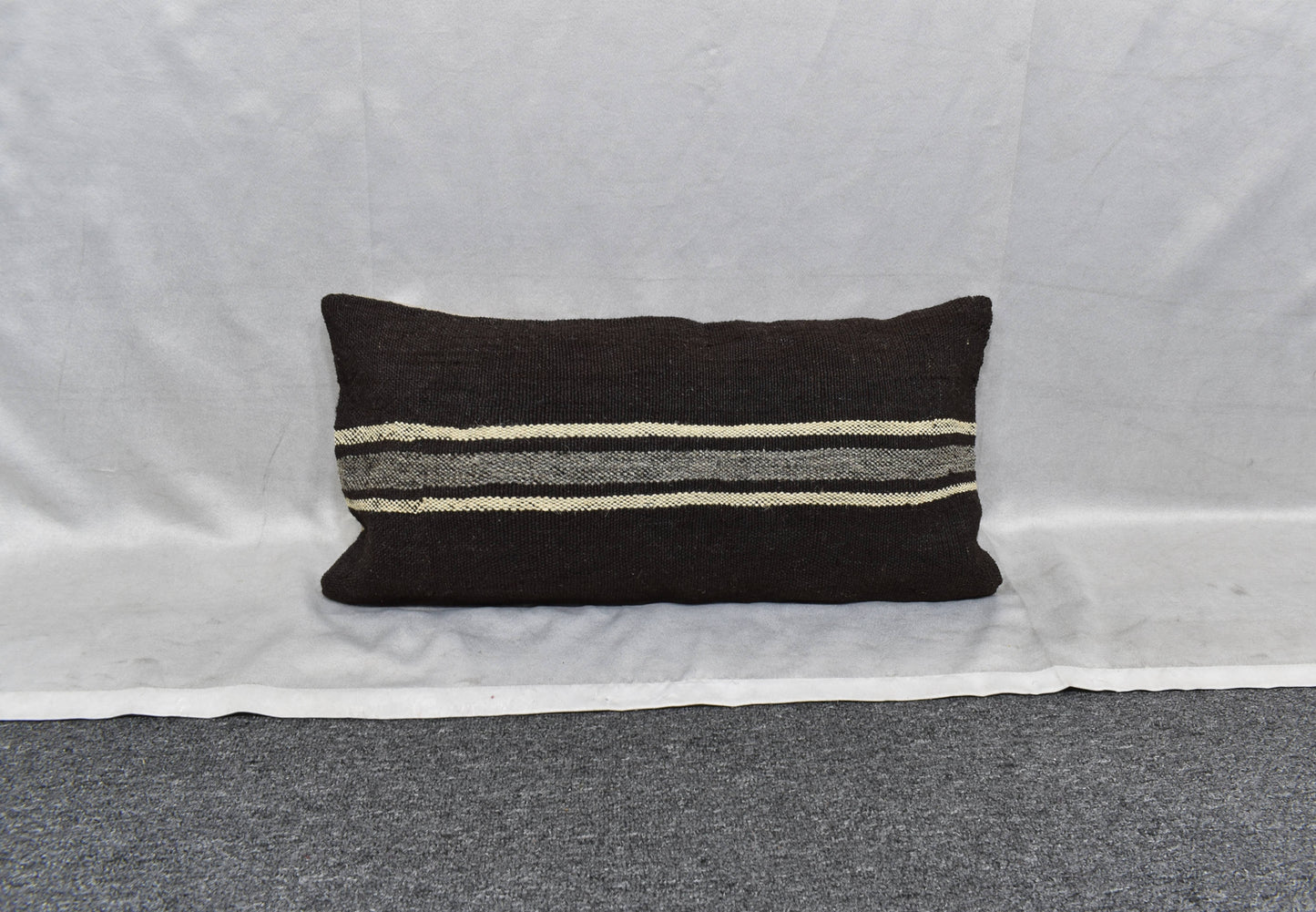 Yeni El Dokuma Dekoratif Lumbar Kilim Kırlent Yastık Kılıfı 6172