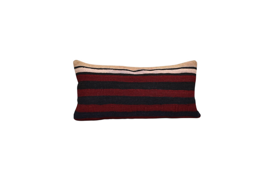 Yeni El Dokuma Dekoratif Lumbar Kilim Kırlent Yastık Kılıfı 6174