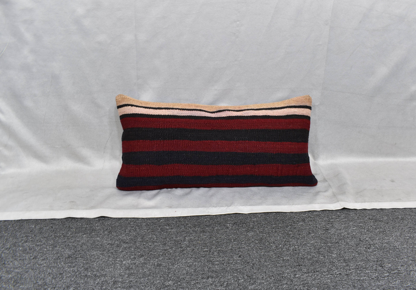 Yeni El Dokuma Dekoratif Lumbar Kilim Kırlent Yastık Kılıfı 6174