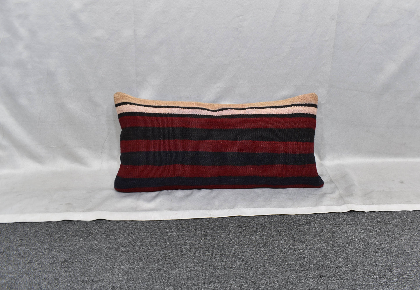 Yeni El Dokuma Dekoratif Lumbar Kilim Kırlent Yastık Kılıfı 6174