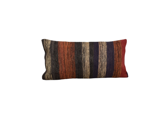 Yeni El Dokuma Dekoratif Lumbar Kilim Kırlent Yastık Kılıfı 6178
