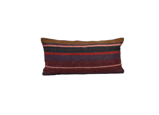 Yeni El Dokuma Dekoratif Lumbar Kilim Kırlent Yastık Kılıfı 6185