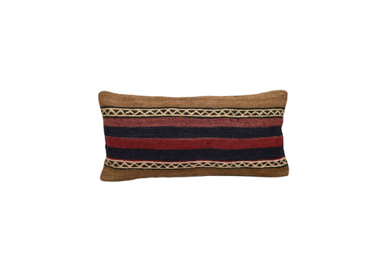 Yeni El Dokuma Dekoratif Lumbar Kilim Kırlent Yastık Kılıfı 6192