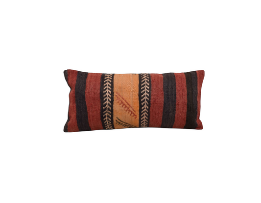 Yeni El Dokuma Dekoratif Lumbar Kilim Kırlent Yastık Kılıfı 6202