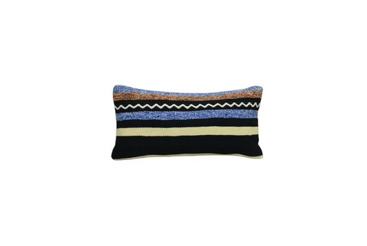 Yeni El Dokuma Dekoratif Lumbar Kilim Kırlent Yastık Kılıfı 6204