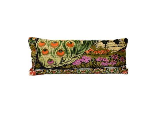 Yeni Kadife Dokuma Dekoratif Kilim Kırlent Yastık Kılıfı 6206