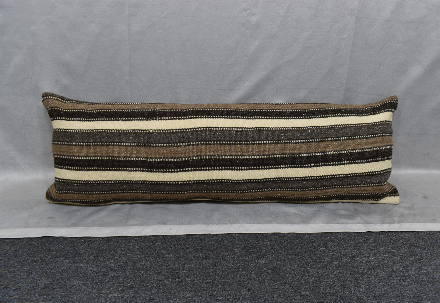 Yeni El Dokuma Dekoratif Lumbar Kilim Kırlent Yastık Kılıfı 6207