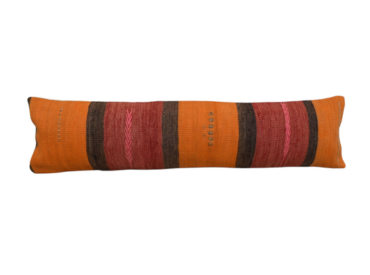 Yeni El Dokuma Dekoratif Lumbar Kilim Kırlent Yastık Kılıfı 6216