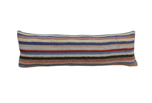 Yeni El Dokuma Dekoratif Lumbar Kilim Kırlent Yastık Kılıfı 6219